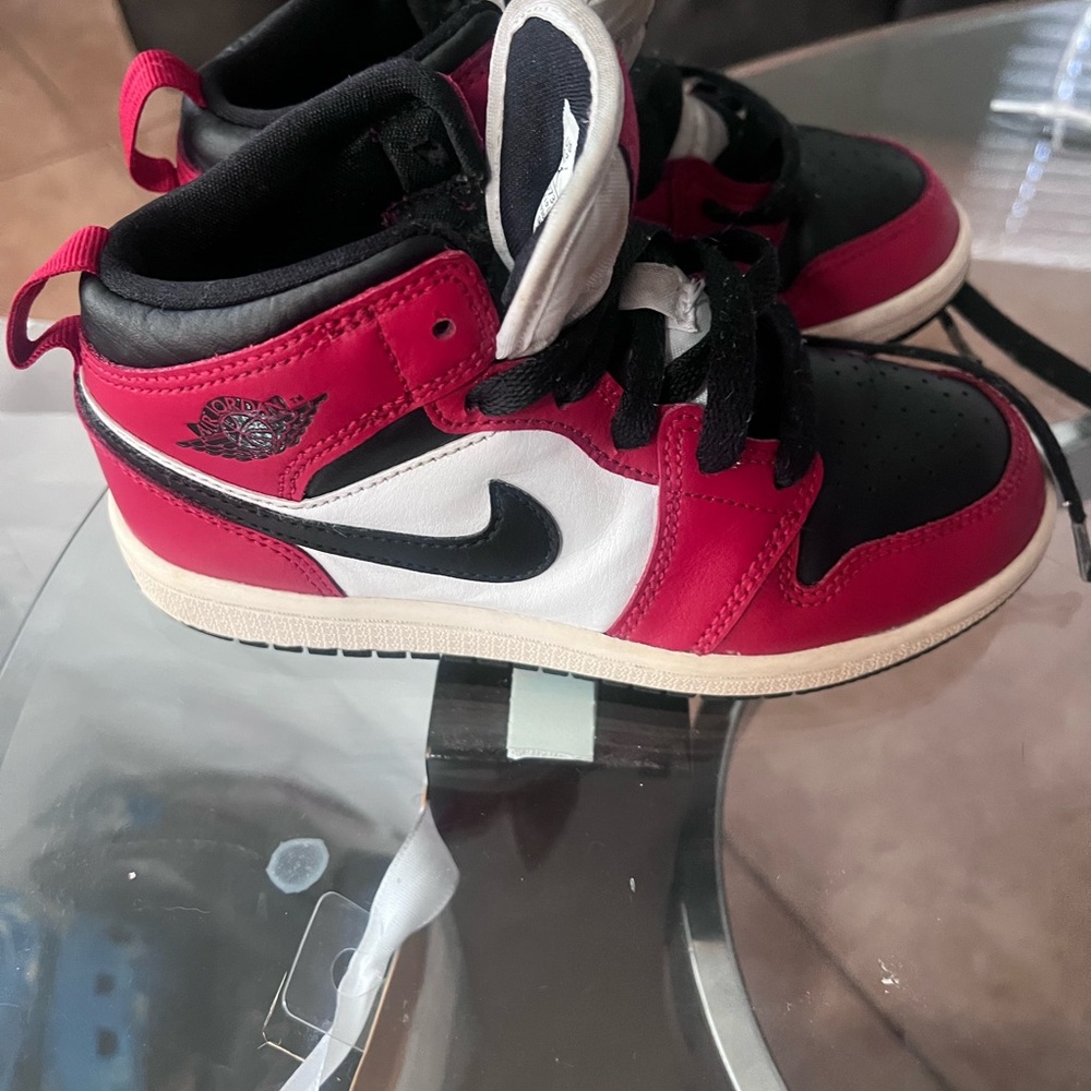 Jordan Red and Black Sneakers Iconic Design
